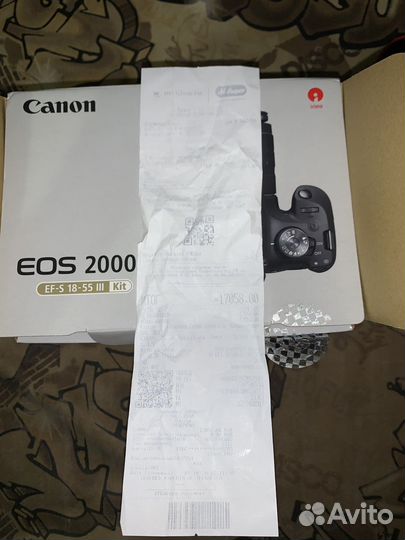 Canon EOS 2000D + EF-S 18-55 lll kit