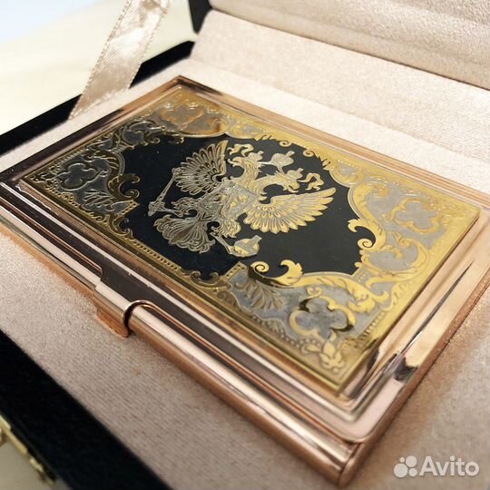 Визитница подарочная «Герб РФ»