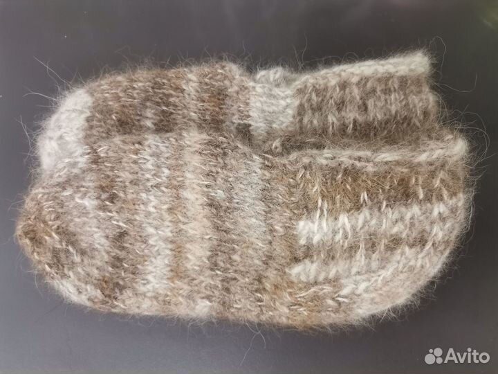 Следки из собачьего пуха ручного прядения