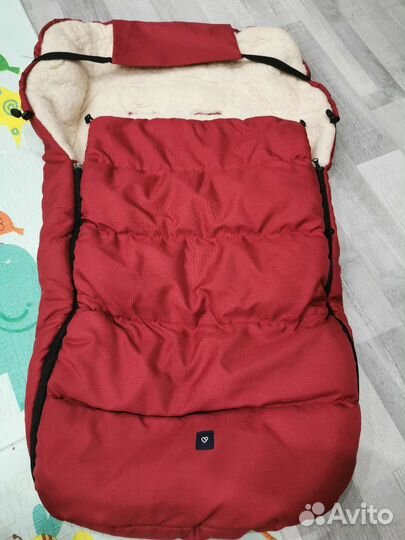 Конверт на овчине в коляску