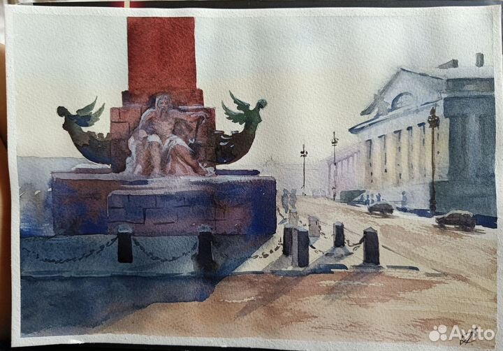 Картина акварель 