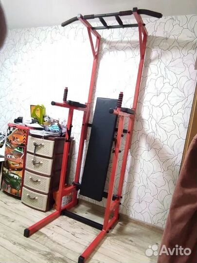 Турник 4 в 1 напольный Турник/Брусья/Пресс/Жим