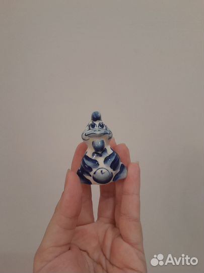 Статуэтка курица гжель