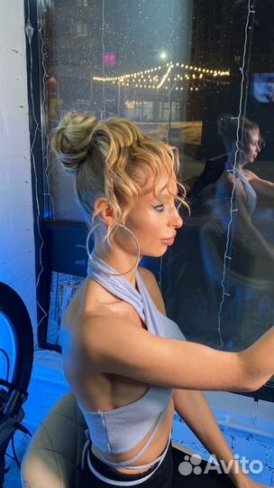 Укладка прическа макияж