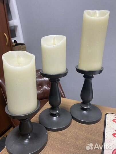 Подсвечники 3 шт