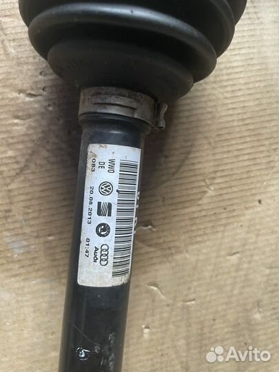 Привод передний левый Volkswagen Polo 5 седан