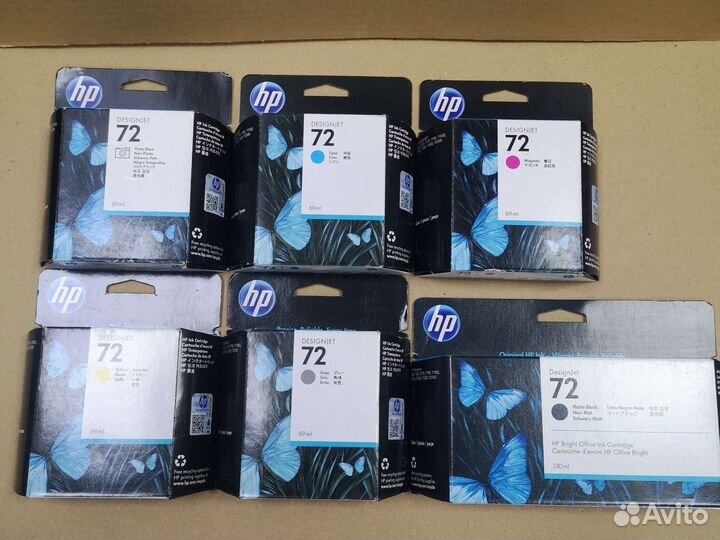 Картриджи hp 72 C9401A Gray