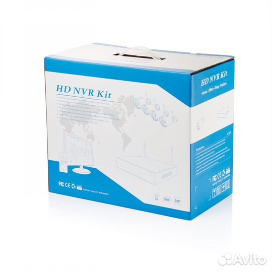 Комплект 4-х камер Konan C2 + Дисплей регистратор