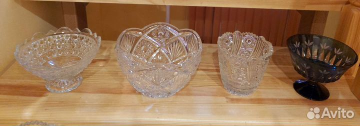 Хрусталь. Вазы, графины, салатники, конфетницы