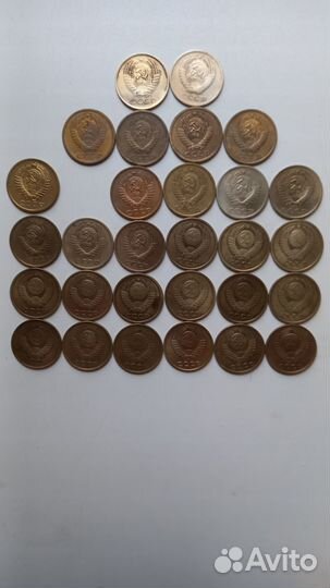 Монеты 1 2 3 5 коп. 1961-1991 г.г в т.ч. редкие