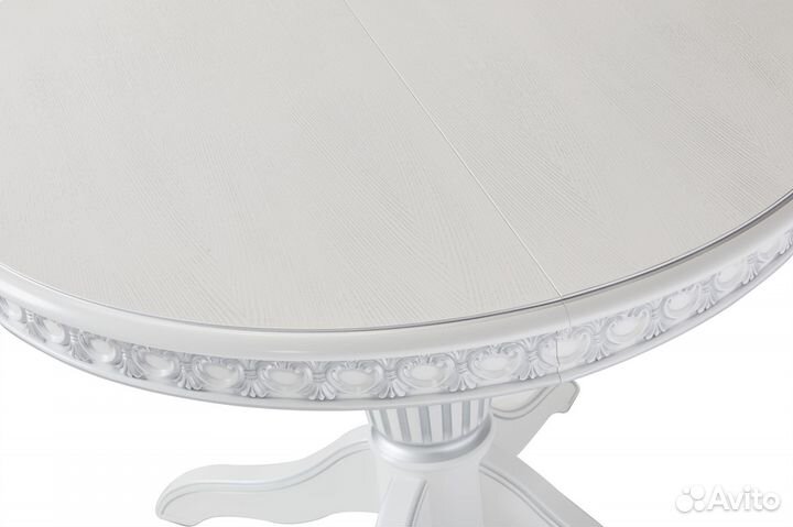 Стол круглый орион-6 110+35*110 т.1 пат.серебро