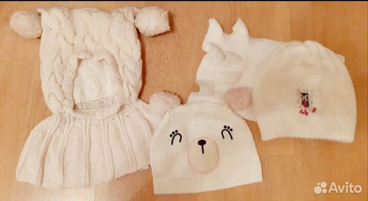 Шапки варежки