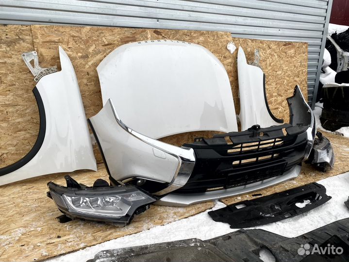 Капот крыло бампер Ноускат Mitsubishi Outlander 3