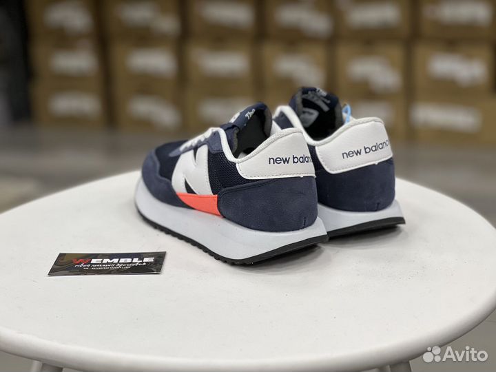 Кроссовки обувь New Balance 237, Navy/Orange