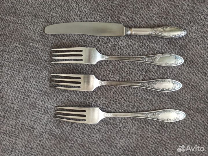 Столовые приборы мельхиор времен СССР