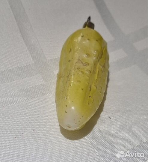 Елочные игрушки СССР. Огурец. Лот 1