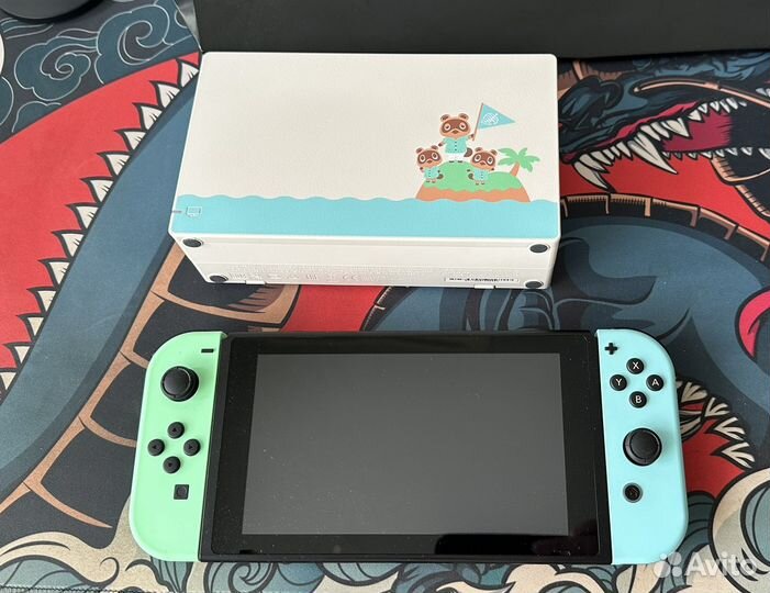 Nintendo switch animal crossing edition rev 2
