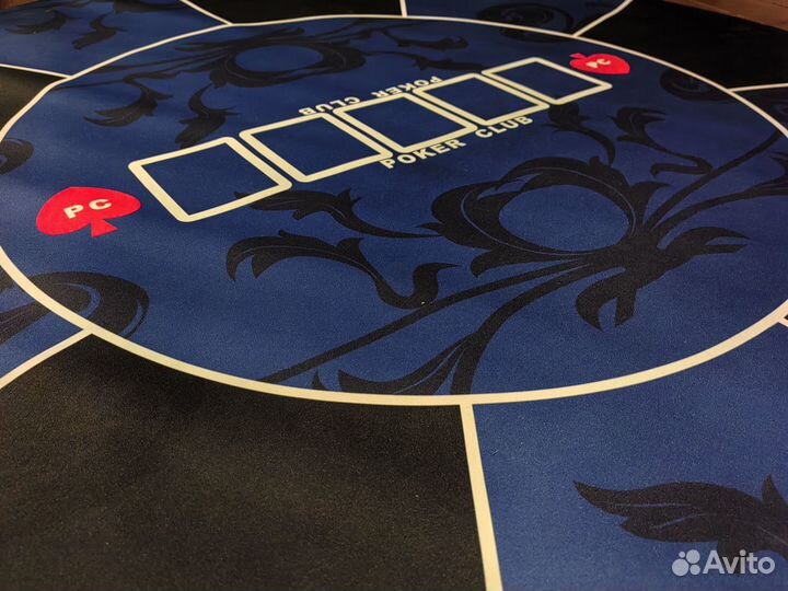 Круглое покерное сукно 120см