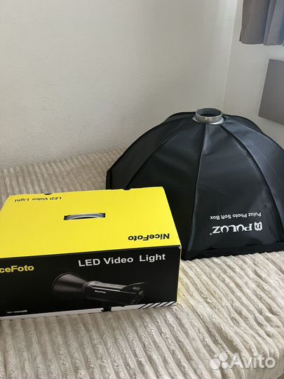 Осветитель Nicefoto HC-1000SB II + софтбокс puluz