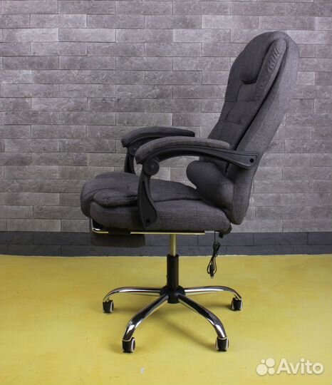 Компьютерное игровое кресло геймерское с массажем