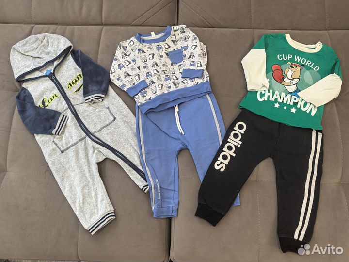Вещи пакетом на мальчика 62 68 74