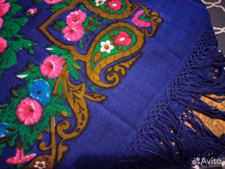 Павлопосадский платок шерсть СССР