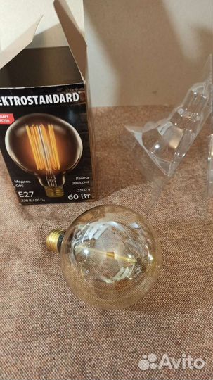 Лампа Эдисона 60 Вт, G25