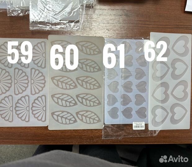 Формы силиконовые для шоколада, леденцов, пирожных