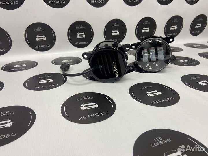 LED птф противотуманные диодные фары Рено Форд