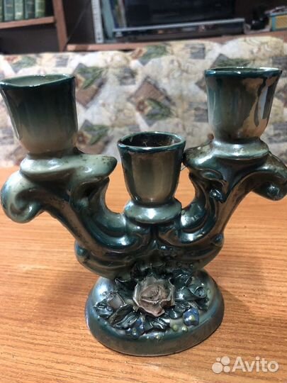 Подсвечник, фарфор, бисквит, СССР