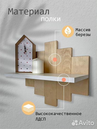Полка настенная