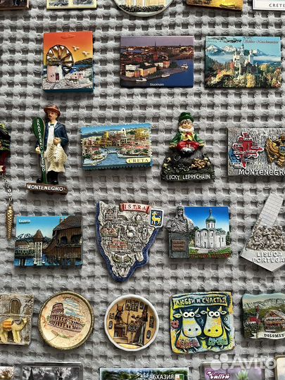 Магниты на холодильник из разных стран