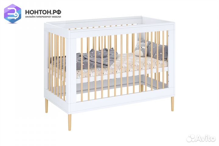 Кроватка детская Polini kids Simple 360 белый / на