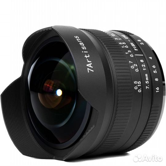 Объектив 7Artisans 7.5mm F2.8 II Fisheye Z-mount