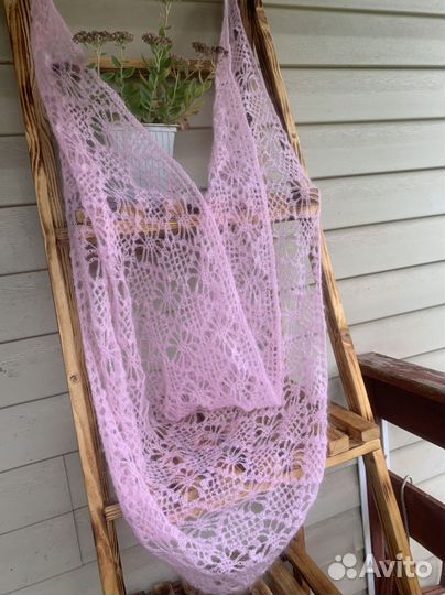 Шаль паутинка косынка платок