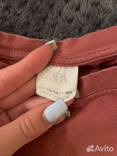 Zara. Футболка с длинным рукавом. Рост 164