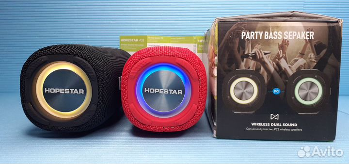 Мощная колонка Hopestar 40ват Классный бас