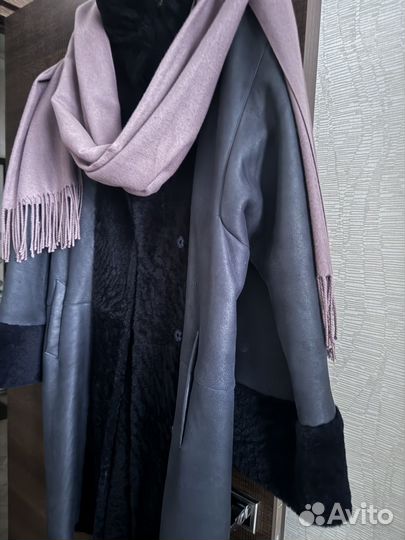 Дубленка натуральная женская 46 размер