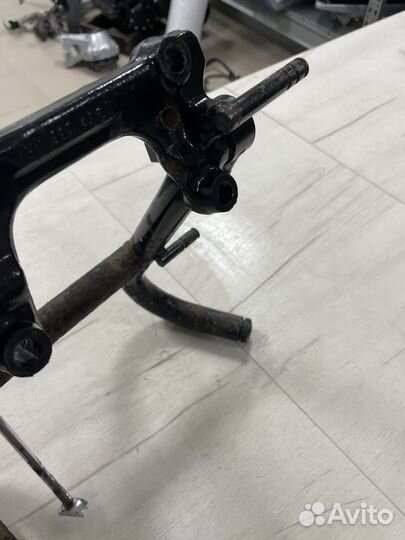 BMW K100 центральная + боковая подставка / подножк