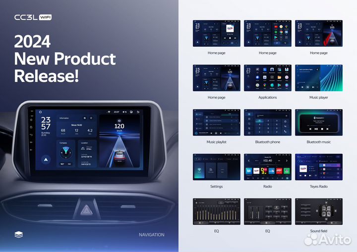 Магнитола Киа Рио 4 FB 2020-2022 Андроид Teyes CC3