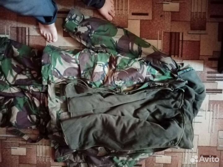 Камуфляж зимний отстегивается утиплитель весенние