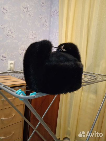 Шапка ушанка мужская норка