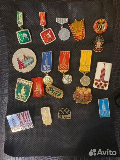 Значки олимпиада 80 СССР