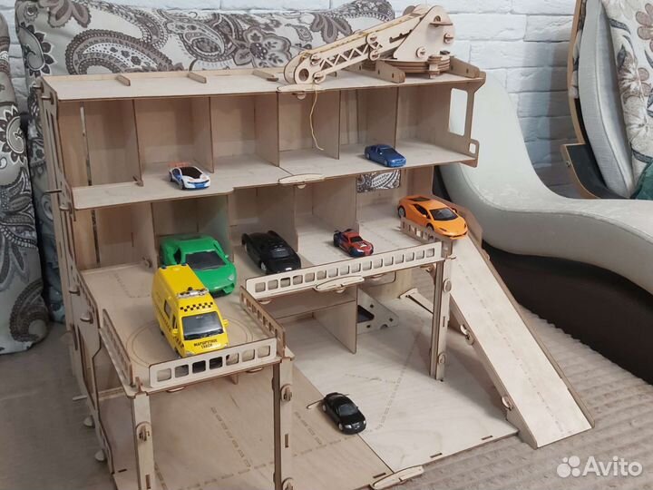 Детский конструктор парковка «мегапарк»