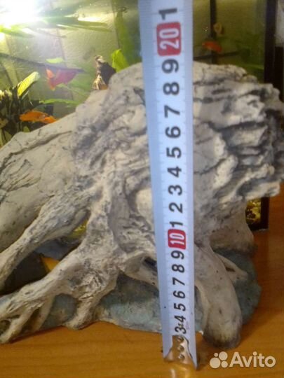 Коряга в аквариум