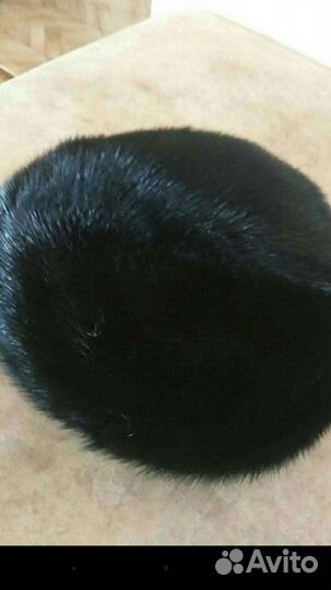 Меховой женский норковый мягкий берет 