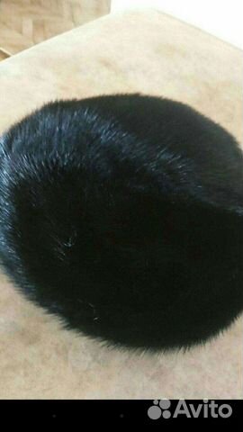 Меховой женский норковый мягкий берет 