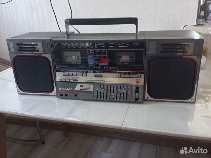 Кассетный магнитофон sharp GF-800