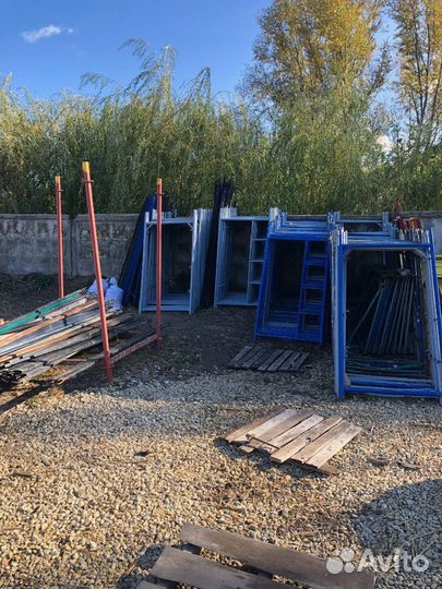 Леса строительные рамные