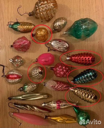 Елочные игрушки СССР